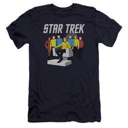 Star Trek Vector Crew Men's Premium Slim Fit T-Shirt Men's Premium Slim Fit T-Shirt Star Trek   