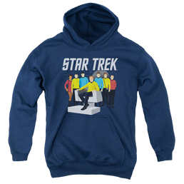 Star Trek The Original Series Vector Crew - Youth Hoodie Youth Hoodie (Ages 8-12) Star Trek   
