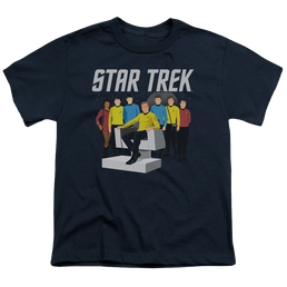 Star Trek The Original Series Vector Crew - Youth T-Shirt Youth T-Shirt (Ages 8-12) Star Trek   