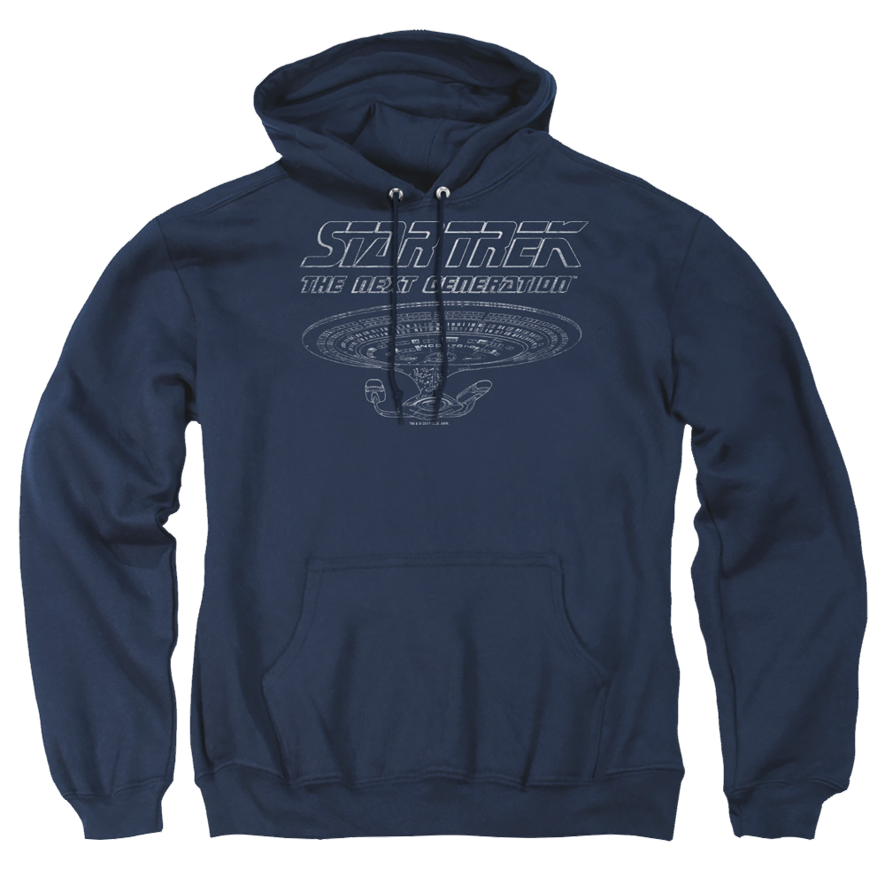 Star Trek The Next Generation Tng Enterprise - Pullover Hoodie Pullover Hoodie Star Trek   