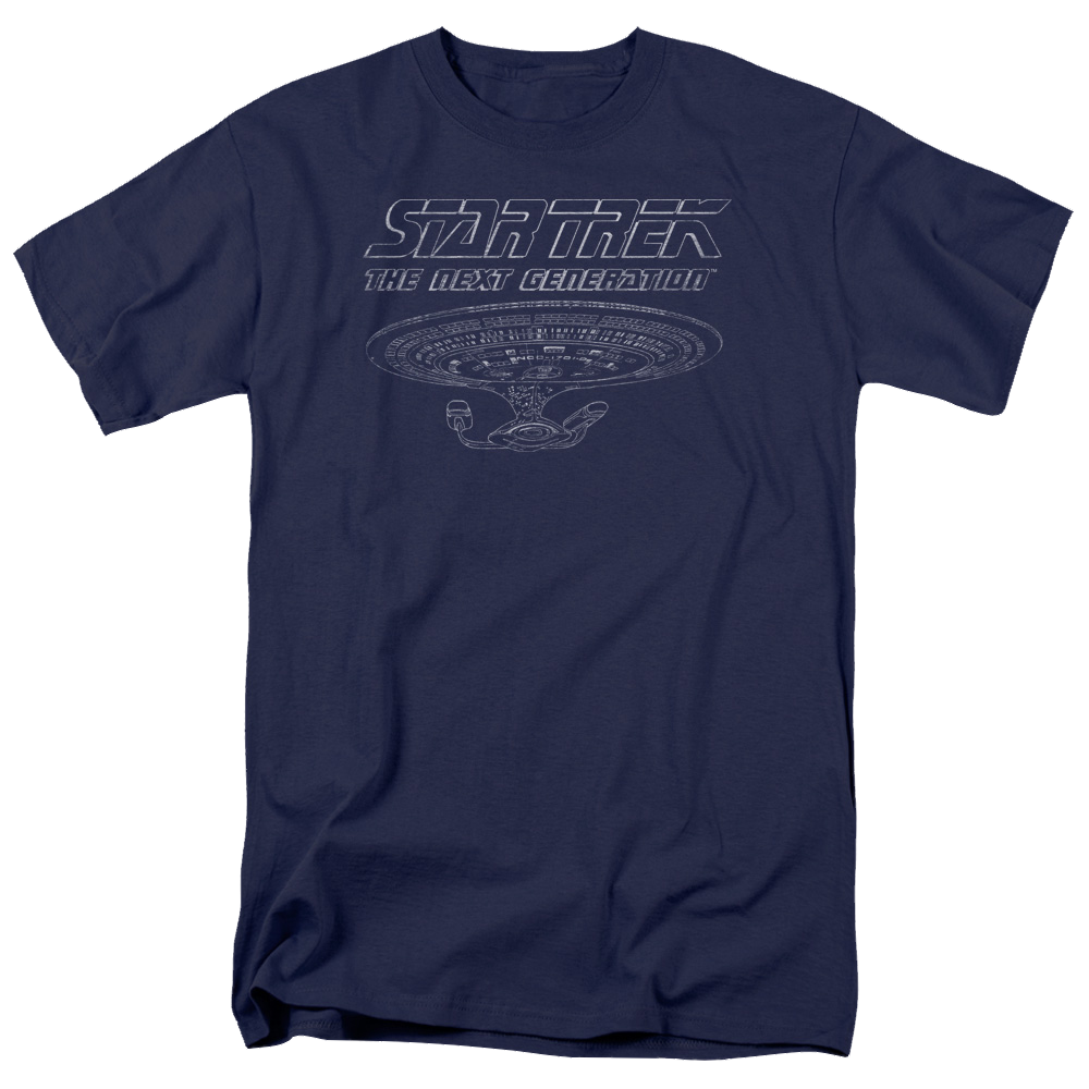 Star Trek The Next Generation Tng Enterprise - Men's Regular Fit T-Shirt Men's Regular Fit T-Shirt Star Trek   