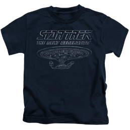 Star Trek The Next Generation Tng Enterprise - Kid's T-Shirt Kid's T-Shirt (Ages 4-7) Star Trek   