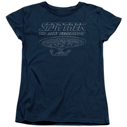 Star Trek The Next Generation Tng Enterprise - Women's T-Shirt Women's T-Shirt Star Trek   