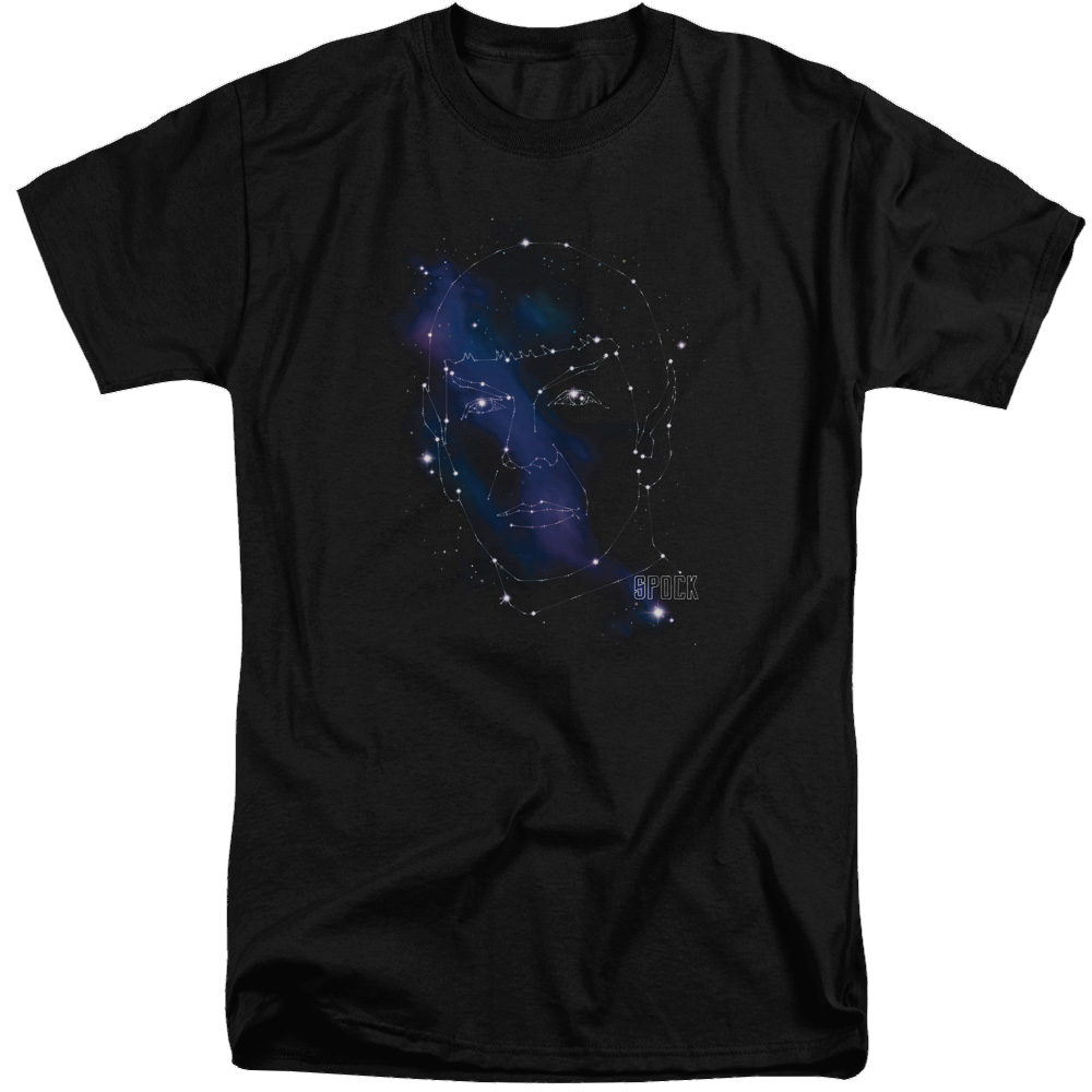 Star Trek Spock Constellations Men's Tall Fit T-Shirt Men's Tall Fit T-Shirt Star Trek   
