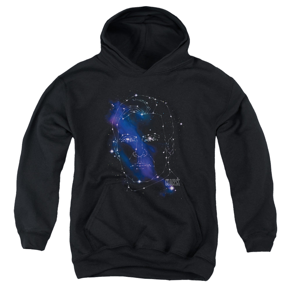 Star Trek The Original Series Kirk Constellations - Youth Hoodie Youth Hoodie (Ages 8-12) Star Trek   