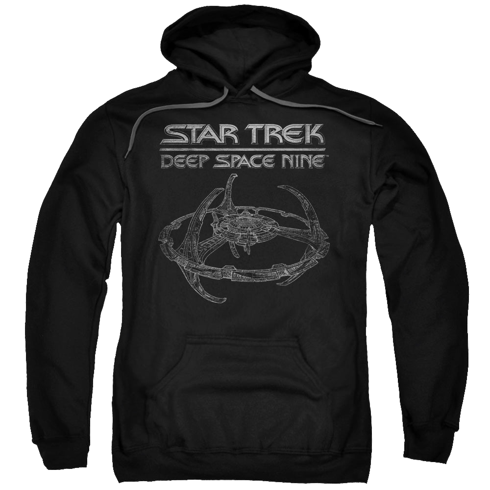 Star Trek Deep Space Nine Ds9 Station - Pullover Hoodie Pullover Hoodie Star Trek   