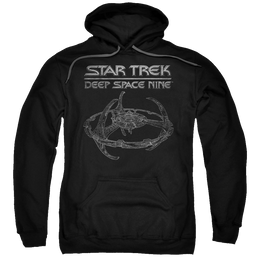 Star Trek Deep Space Nine Ds9 Station - Pullover Hoodie Pullover Hoodie Star Trek   