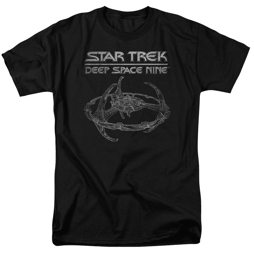 Star Trek Deep Space Nine Ds9 Station - Men's Regular Fit T-Shirt Men's Regular Fit T-Shirt Star Trek   