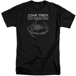 Star Trek Deep Space Nine Ds9 Station - Men's Tall Fit T-Shirt Men's Tall Fit T-Shirt Star Trek   