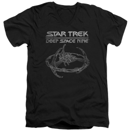 Star Trek Deep Space Nine Ds9 Station - Men's V-Neck T-Shirt Men's V-Neck T-Shirt Star Trek   