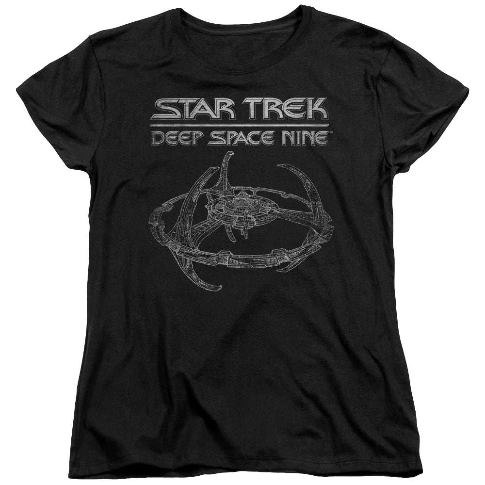 Star Trek Deep Space Nine Ds9 Station - Women's T-Shirt Women's T-Shirt Star Trek   