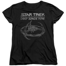 Star Trek Deep Space Nine Ds9 Station - Women's T-Shirt Women's T-Shirt Star Trek   