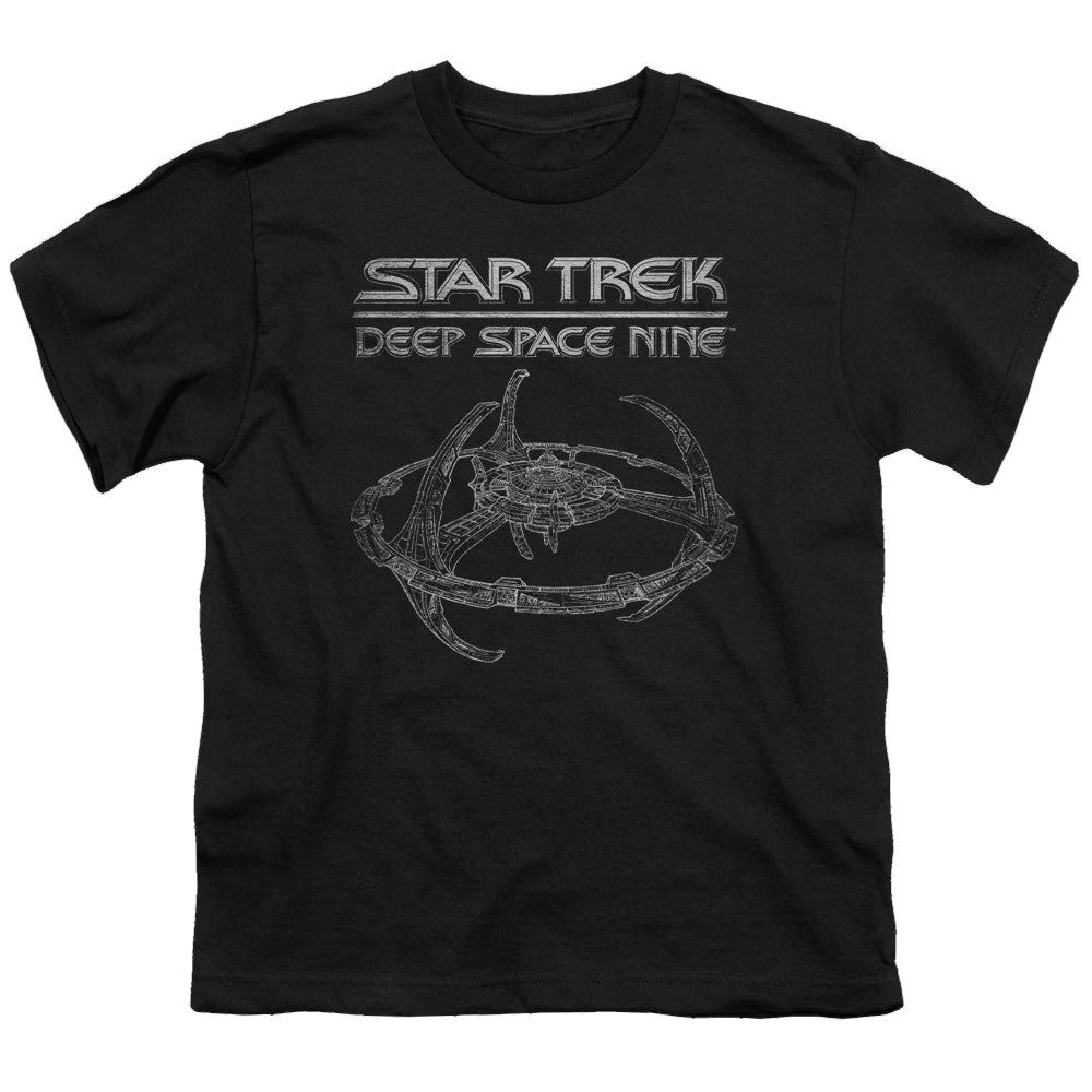 Star Trek Deep Space Nine Ds9 Station - Youth T-Shirt Youth T-Shirt (Ages 8-12) Star Trek   
