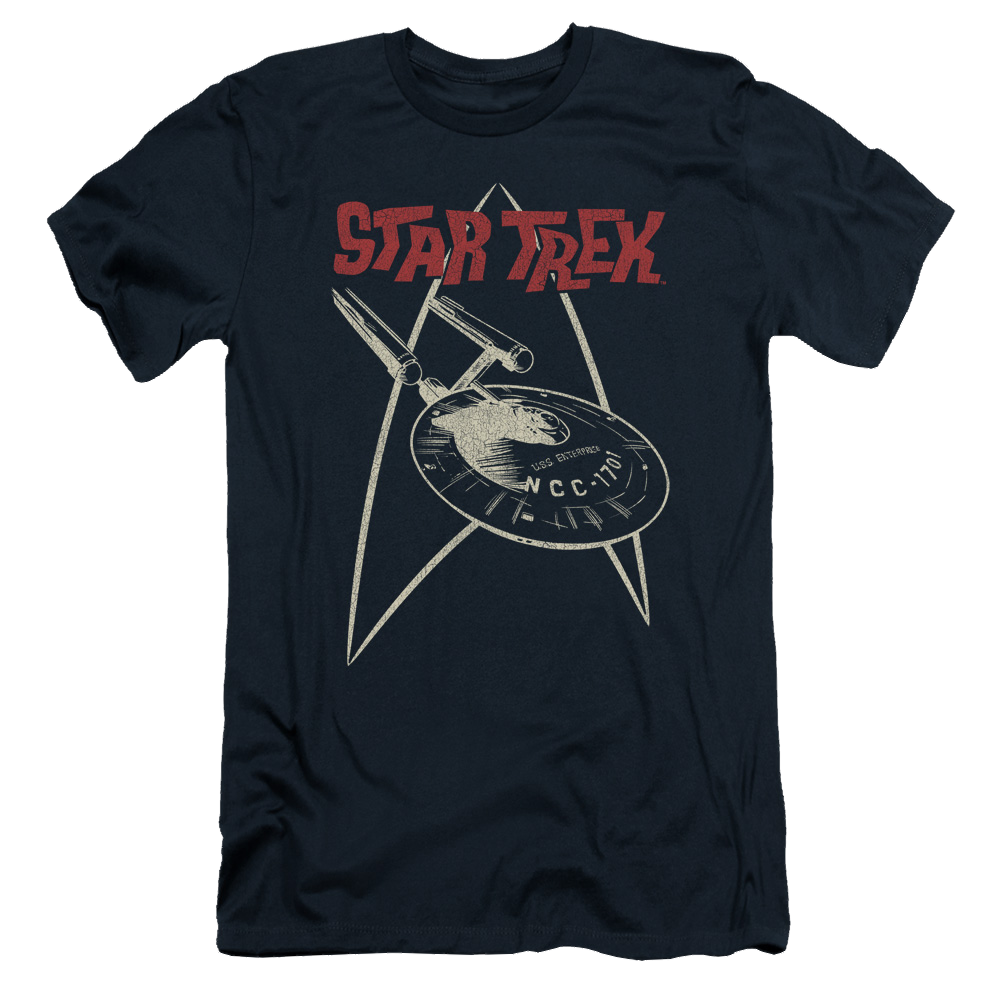 Star Trek Ship Symbol Men's Slim Fit T-Shirt Men's Slim Fit T-Shirt Star Trek   