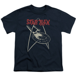 Star Trek The Original Series Ship Symbol - Youth T-Shirt Youth T-Shirt (Ages 8-12) Star Trek   
