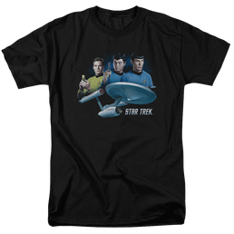 Star Trek Main Three Men's Regular Fit T-Shirt Men's Regular Fit T-Shirt Star Trek   