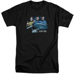 Star Trek Main Three Men's Tall Fit T-Shirt Men's Tall Fit T-Shirt Star Trek   