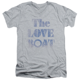 Love Boat, The Distressed - Men's V-Neck T-Shirt Men's V-Neck T-Shirt The Love Boat   