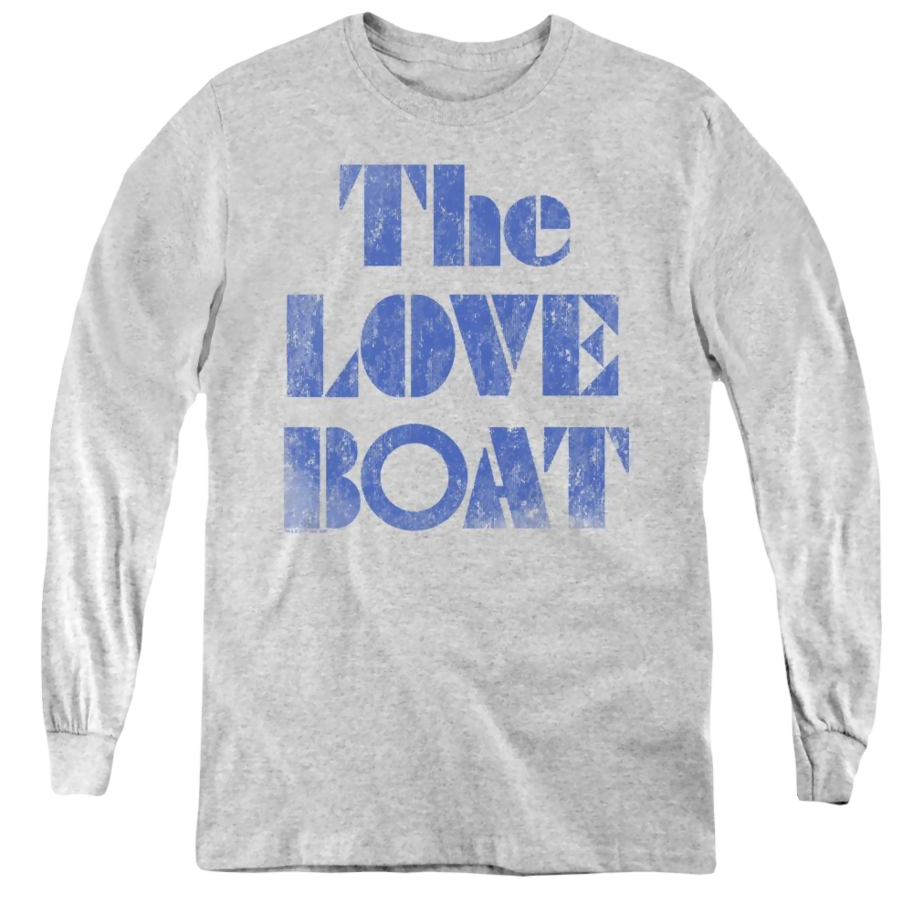 Love Boat, The Distressed - Youth Long Sleeve T-Shirt Youth Long Sleeve T-Shirt The Love Boat   