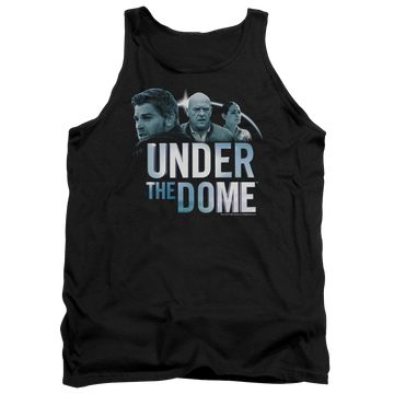 Black men's tank with Under the Dome Character Art graphic