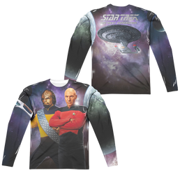 Star Trek The Next Generation Tng (Front/Back Print) - Men's All-Over Print Long Sleeve Men's All-Over Print Long Sleeve Star Trek   