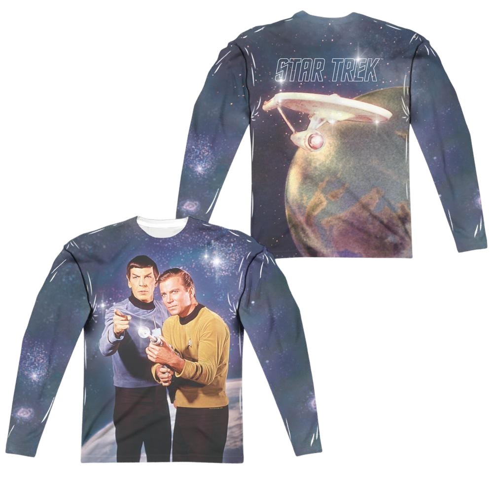 Star Trek The Original Series Protectors (Front/Back Print) - Men's All-Over Print Long Sleeve Men's All-Over Print Long Sleeve Star Trek   