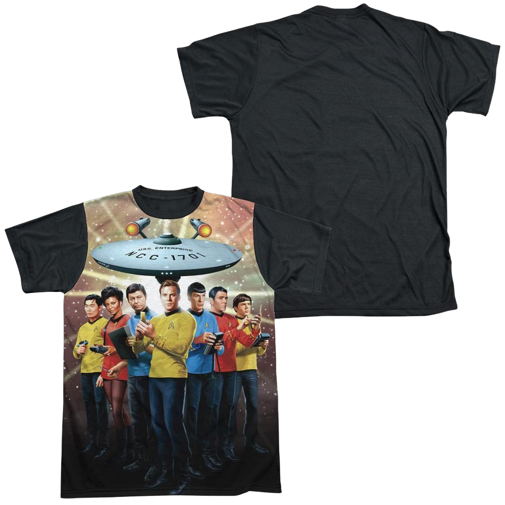 Star Trek Original Crew Men's Black Back T-Shirt Men's Black Back T-Shirt Star Trek   