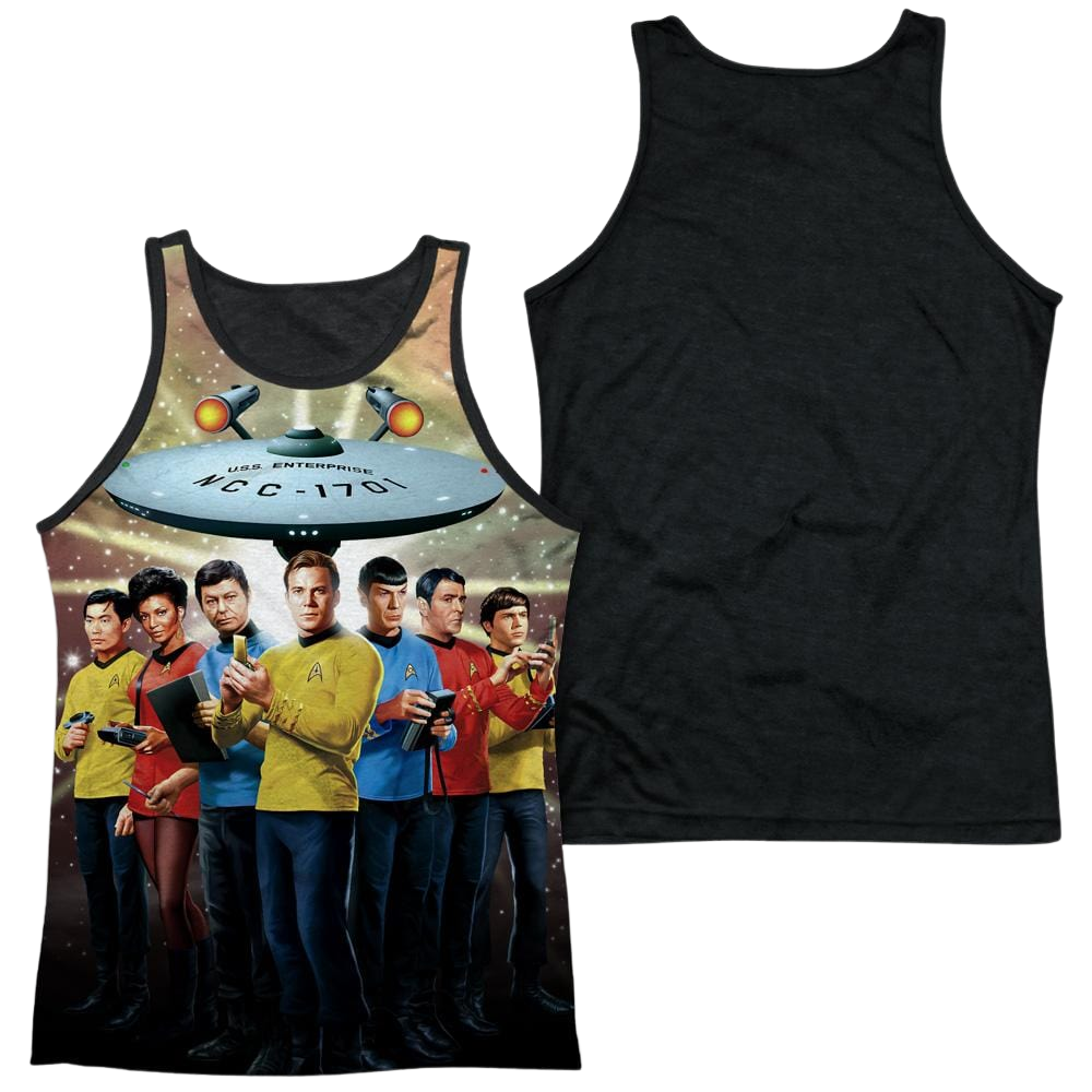Star Trek Original Crew Men's Black Back Tank Men's Black Back Tank Star Trek   