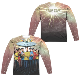 Star Trek The Original Series Original Crew (Front/Back Print) - Men's All-Over Print Long Sleeve Men's All-Over Print Long Sleeve Star Trek   