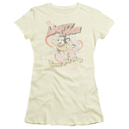 Mighty Mouse Saved My Day Juniors T-Shirt Juniors T-Shirt Mighty Mouse   