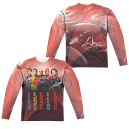 Star Trek The Original Series Captains (Front/Back Print) - Men's All-Over Print Long Sleeve Men's All-Over Print Long Sleeve Star Trek   