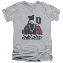 Star Trek Q Point Men's V-Neck T-Shirt Men's V-Neck T-Shirt Star Trek   