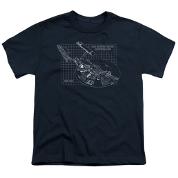 Star Trek The Original Series Enterprise Prints - Youth T-Shirt Youth T-Shirt (Ages 8-12) Star Trek   