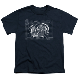 Star Trek The Original Series Bridge Prints - Youth T-Shirt Youth T-Shirt (Ages 8-12) Star Trek   
