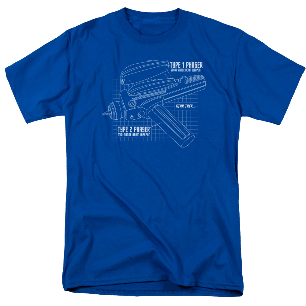 Star Trek Phaser Plans Men's Regular Fit T-Shirt Men's Regular Fit T-Shirt Star Trek   