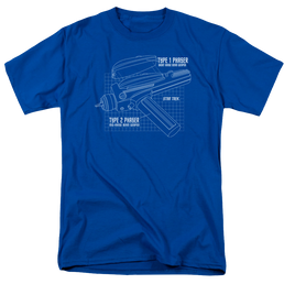 Star Trek Phaser Plans Men's Regular Fit T-Shirt Men's Regular Fit T-Shirt Star Trek   