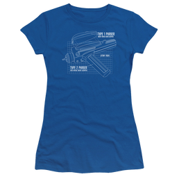 Star Trek Phaser Plans Juniors T-Shirt Juniors T-Shirt Star Trek   