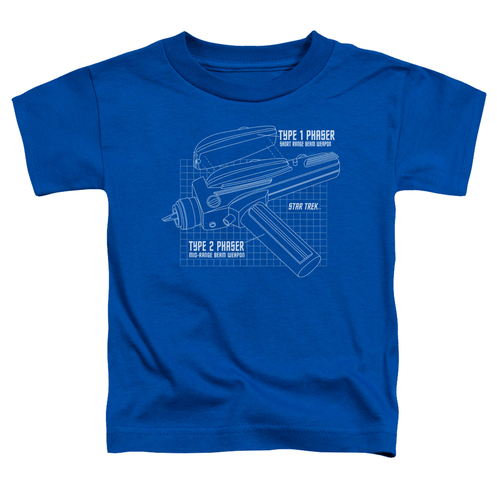 Star Trek Phaser Plans Toddler T-Shirt Toddler T-Shirt Star Trek   