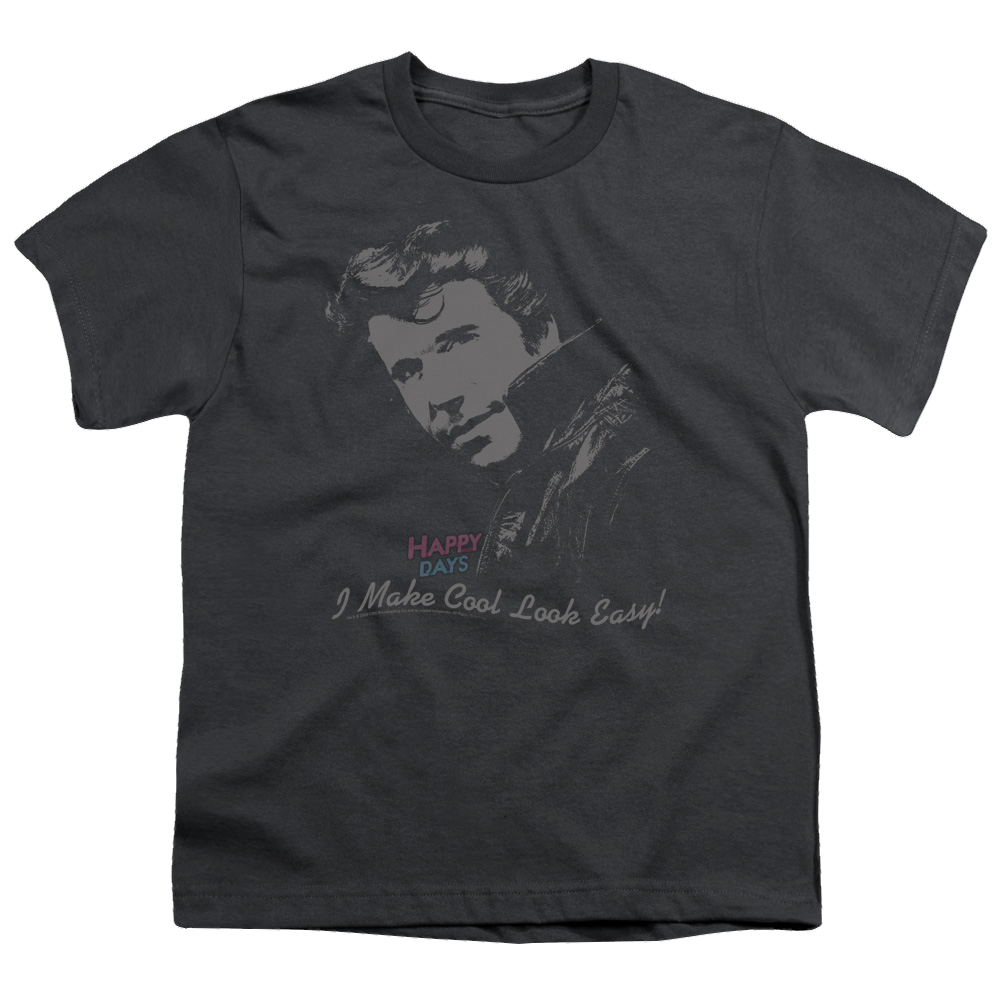 Happy Days Cool Fonz Youth T-Shirt (Ages 8-12) Youth T-Shirt (Ages 8-12) Happy Days   