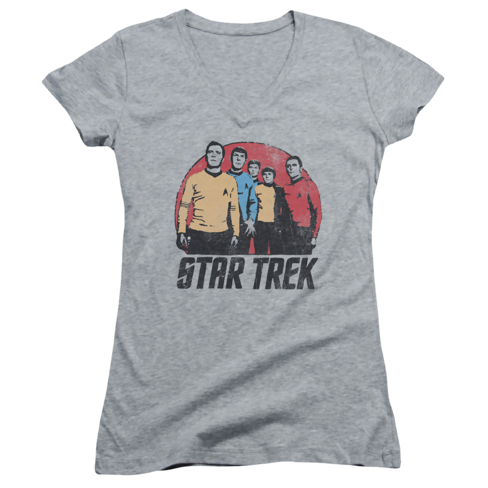 Star Trek Landing Party Juniors V-Neck T-Shirt Juniors V-Neck T-Shirt Star Trek   