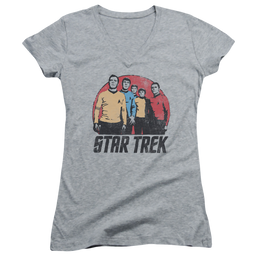 Star Trek Landing Party Juniors V-Neck T-Shirt Juniors V-Neck T-Shirt Star Trek   