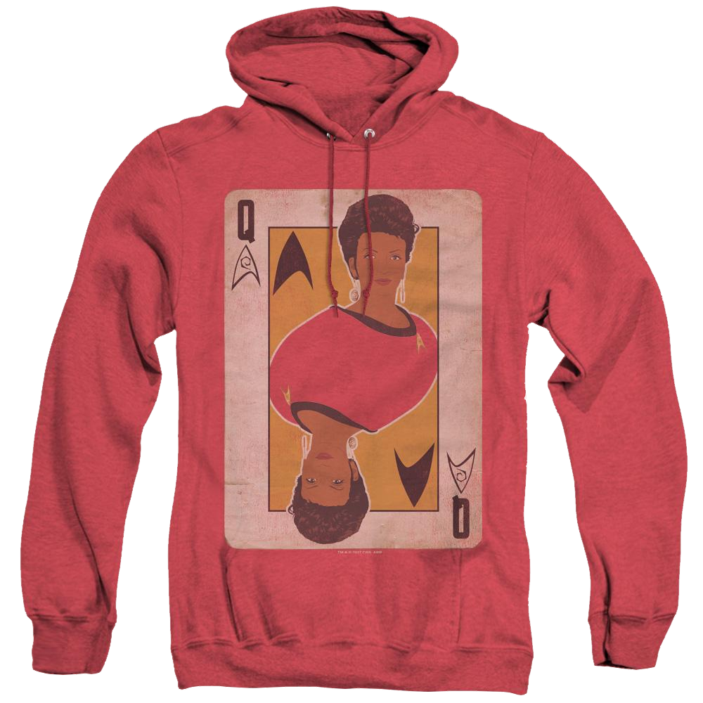 Star Trek The Original Series Tos Queen - Heather Pullover Hoodie Heather Pullover Hoodie Star Trek   