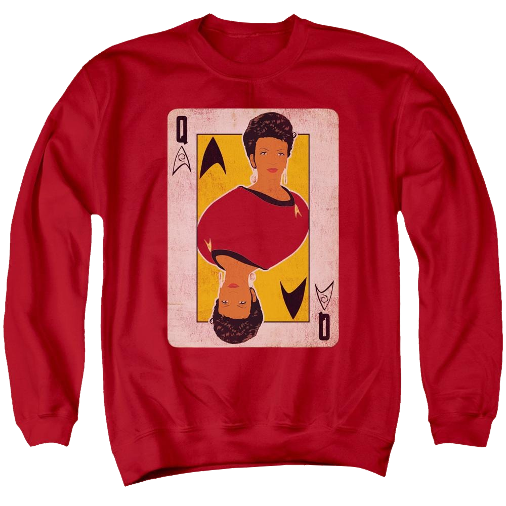 Star Trek Tos Queen Men's Crewneck Sweatshirt Men's Crewneck Sweatshirt Star Trek   
