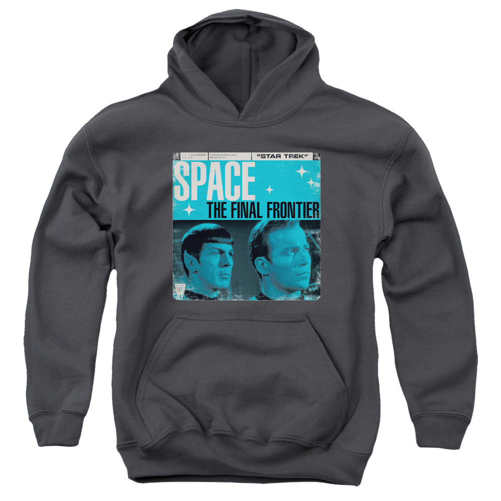 Star Trek The Original Series Final Frontier Cover - Youth Hoodie Youth Hoodie (Ages 8-12) Star Trek   