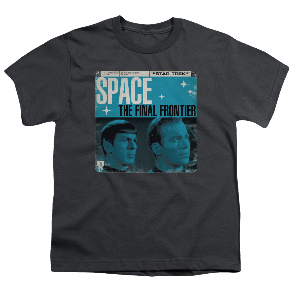 Star Trek The Original Series Final Frontier Cover - Youth T-Shirt Youth T-Shirt (Ages 8-12) Star Trek   