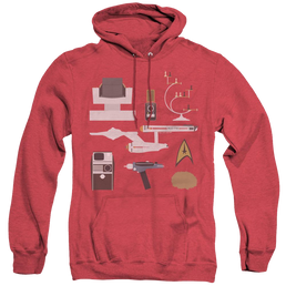 Star Trek The Original Series Tos Gift Set - Heather Pullover Hoodie Heather Pullover Hoodie Star Trek   
