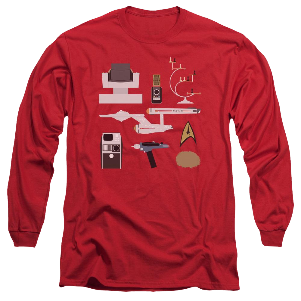Star Trek Tos Gift Set Men's Long Sleeve T-Shirt Men's Long Sleeve T-Shirt Star Trek   