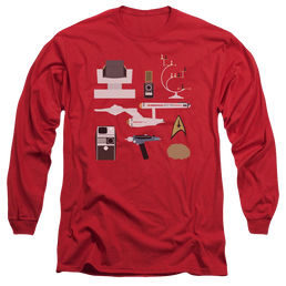 Star Trek Tos Gift Set Men's Long Sleeve T-Shirt Men's Long Sleeve T-Shirt Star Trek   