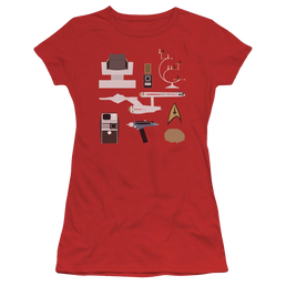 Star Trek Tos Gift Set Juniors T-Shirt Juniors T-Shirt Star Trek   