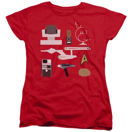 Star Trek Tos Gift Set Women's T-Shirt Women's T-Shirt Star Trek   